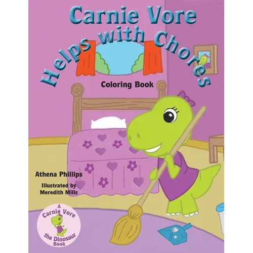 Carnie Vore Helps with Chores Coloring Book - Paperback
