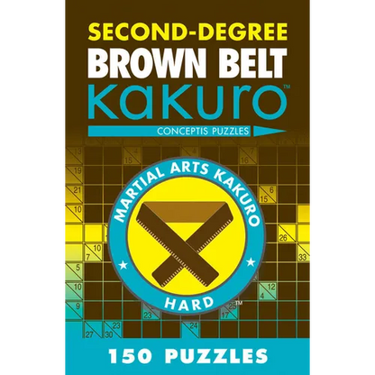 Second-Degree Brown Belt Kakuro: Conceptis Puzzles - Paperback