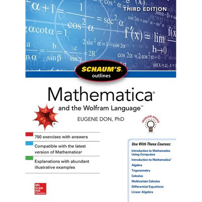 Schaum's Outline of Mathematica, Third Edition - Paperback