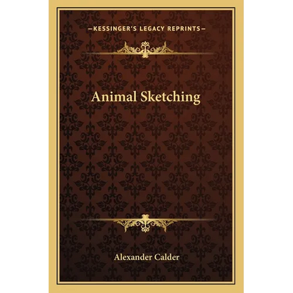 Animal Sketching - Paperback