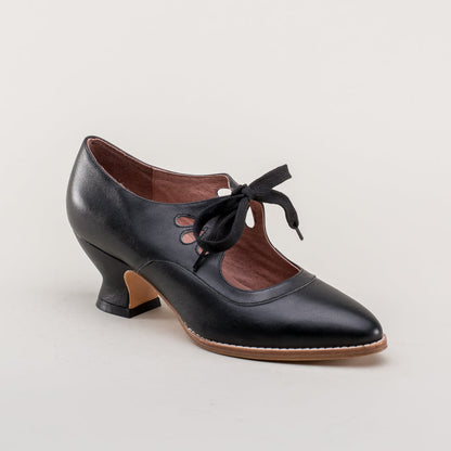 Gibson Edwardian Leather Shoes (Black)