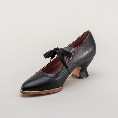 Gibson Edwardian Leather Shoes (Black)