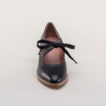 Gibson Edwardian Leather Shoes (Black)