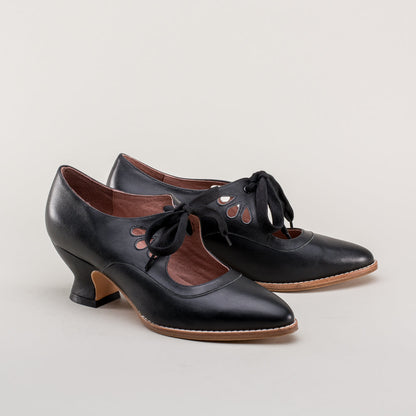 Gibson Edwardian Leather Shoes (Black)
