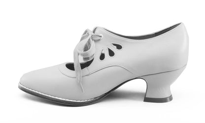 Gibson Edwardian Leather Shoes (Soft Ivory)