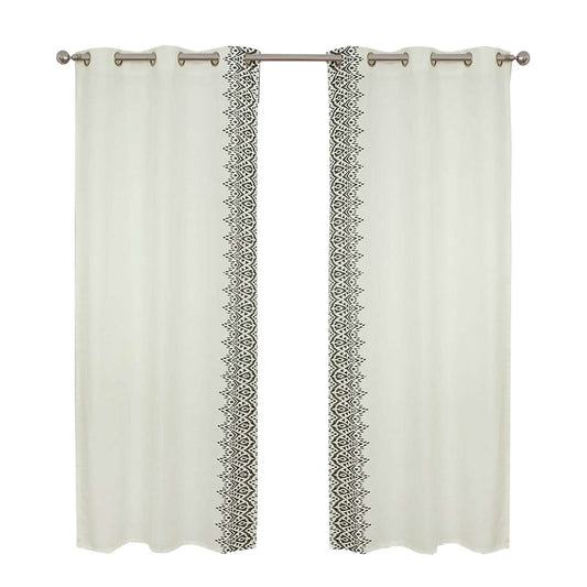 2-Piece Set: Global Capetown Printed Window Panel Pair