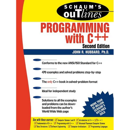 Schaum's Outline of Programming with C++ - Paperback