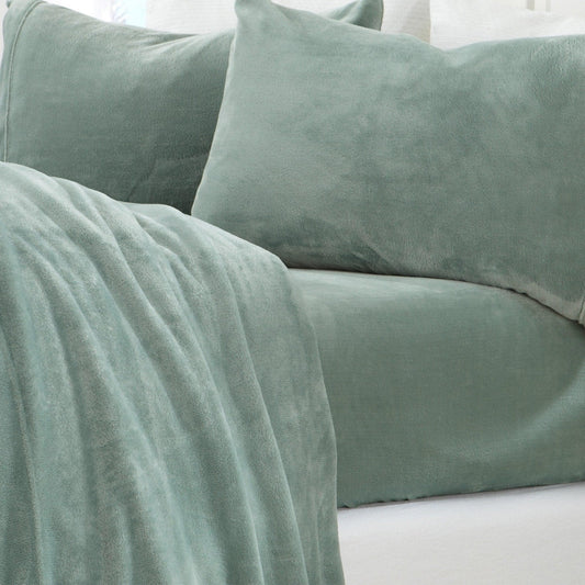 Solid Plush Sheet - Velvet Luxe Collection
