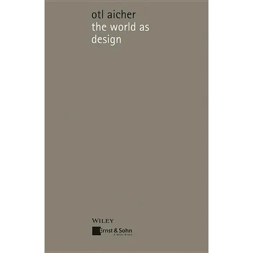 The World as Design - Paperback