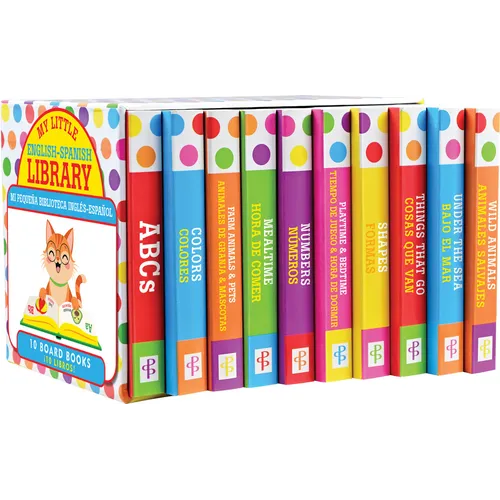 My Little Library of Bilingual Board Books - (Set of 10 English-Spanish Board Books) - Board Book