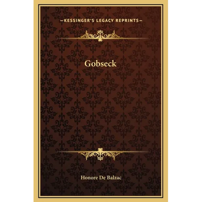 Gobseck - Hardcover