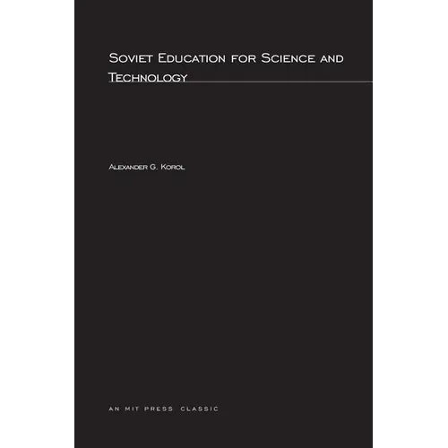 Soviet Education for Science and Technology - Paperback