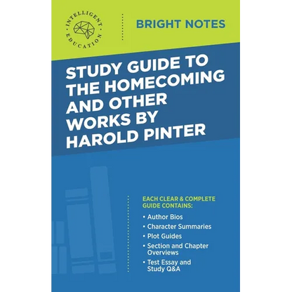 Study Guide to The Homecoming and Other Works by Harold Pinter - Paperback
