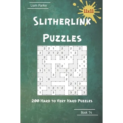 Slitherlink Puzzles - 200 Hard to Very Hard Puzzles 11x11 Book 14 - Paperback