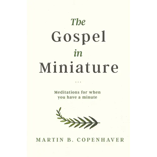 The Gospel in Miniature: Meditations for When You Have a Minute - Hardcover