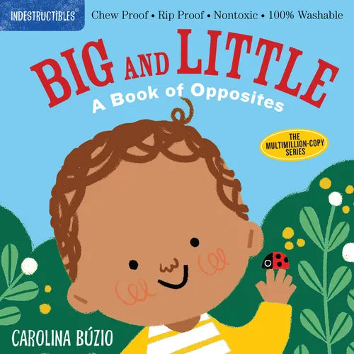 Indestructibles (the Original): Big and Little: A Book of Opposites: Chew Proof - Rip Proof - Nontoxic - 100% Washable (Book for Babies, Newborn Books - Paperback