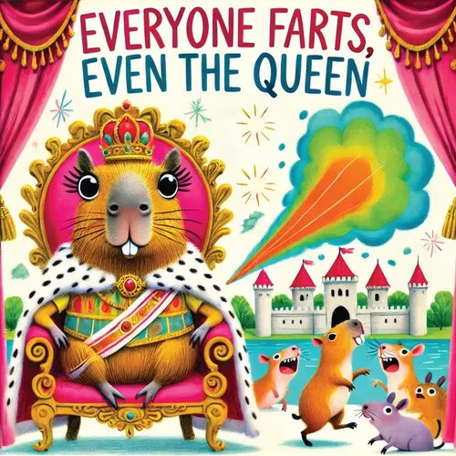 Everyone Farts, Even the Queen: A Funny Storybook for Kids About Farting, from People to Creatures - Paperback