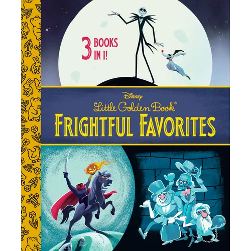 Disney Little Golden Book Frightful Favorites (Disney Classic) - Hardcover