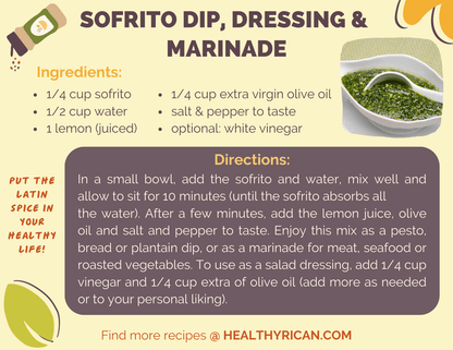 Sofrito Seasoning Jar