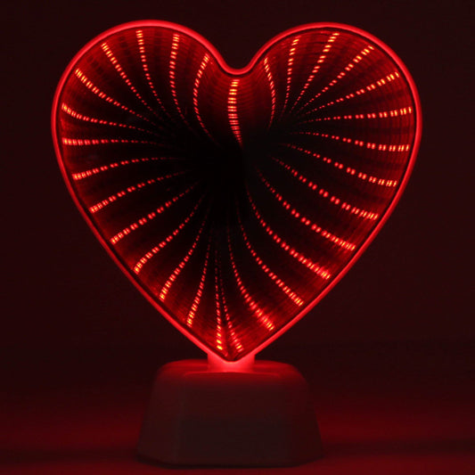 Hearth and Haven Laser Night Light Desktop Decorative Infinity Mirror