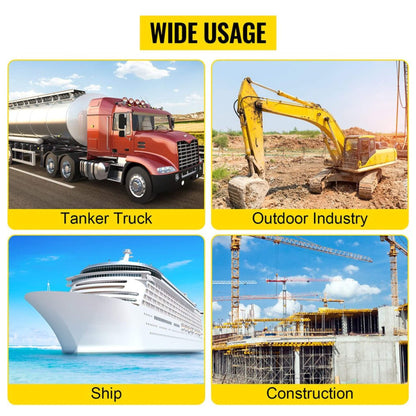 Heavy-Duty 116 Gal Portable Diesel Fuel Transfer Tank With Automatic Pump & Hose (SAK77594)