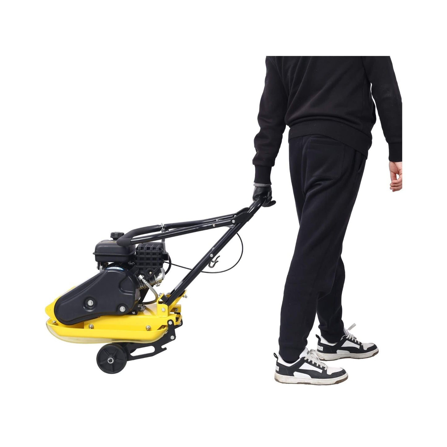 Heavy-Duty 2.5HP 79CC 8200N Gas-Powered Plate Compactor Machine (SAK58492)