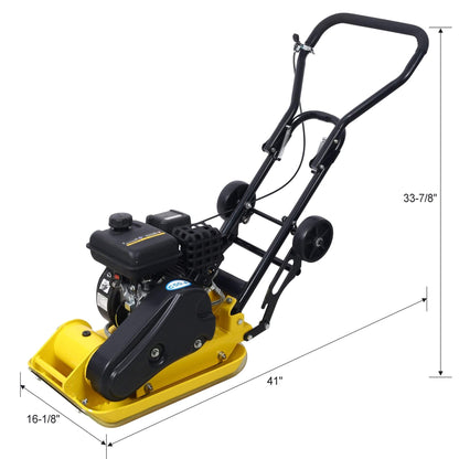 Heavy-Duty 2.5HP 79CC 8200N Gas-Powered Plate Compactor Machine (SAK58492)