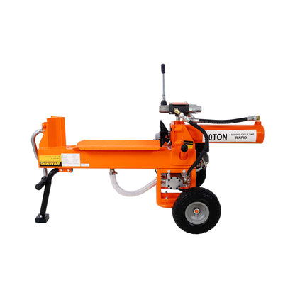 Heavy-Duty 20-Ton 7HP Portable Log Splitter With Auto-Return Hydraulic Ram (SAK15842)