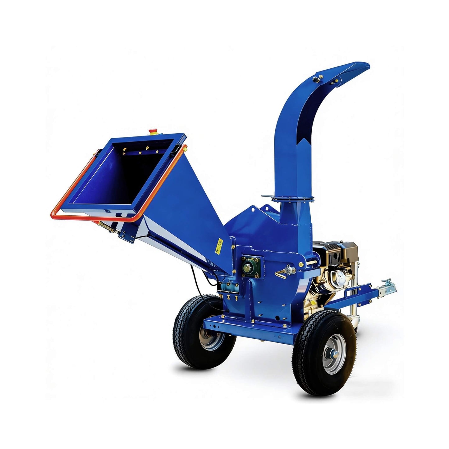 Heavy-Duty 5-Inch 15HP 420CC Gas Towable Disc Wood Chipper Shredder With Recoil Start (SAK51947)