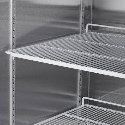 Heavy-Duty 54-Inch Stainless Steel 2-Door Reach-In Upright Commercial Freezer (SAK66598)
