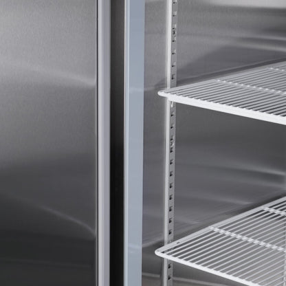 Heavy-Duty 54-Inch Stainless Steel 2-Door Reach-In Upright Commercial Freezer (SAK66598)