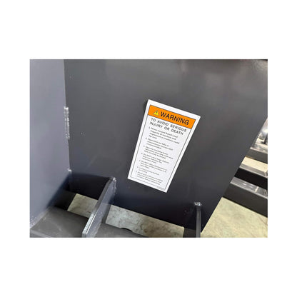 Heavy-Duty 72-Inch Hydraulic Screening Bucket Skid Steer Attachment (SAK14786)