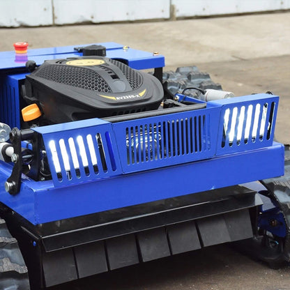 OVK Heavy-Duty 7HP Commercial Remote-Controlled Tracked Gasoline Lawn Mower (SAK94270)