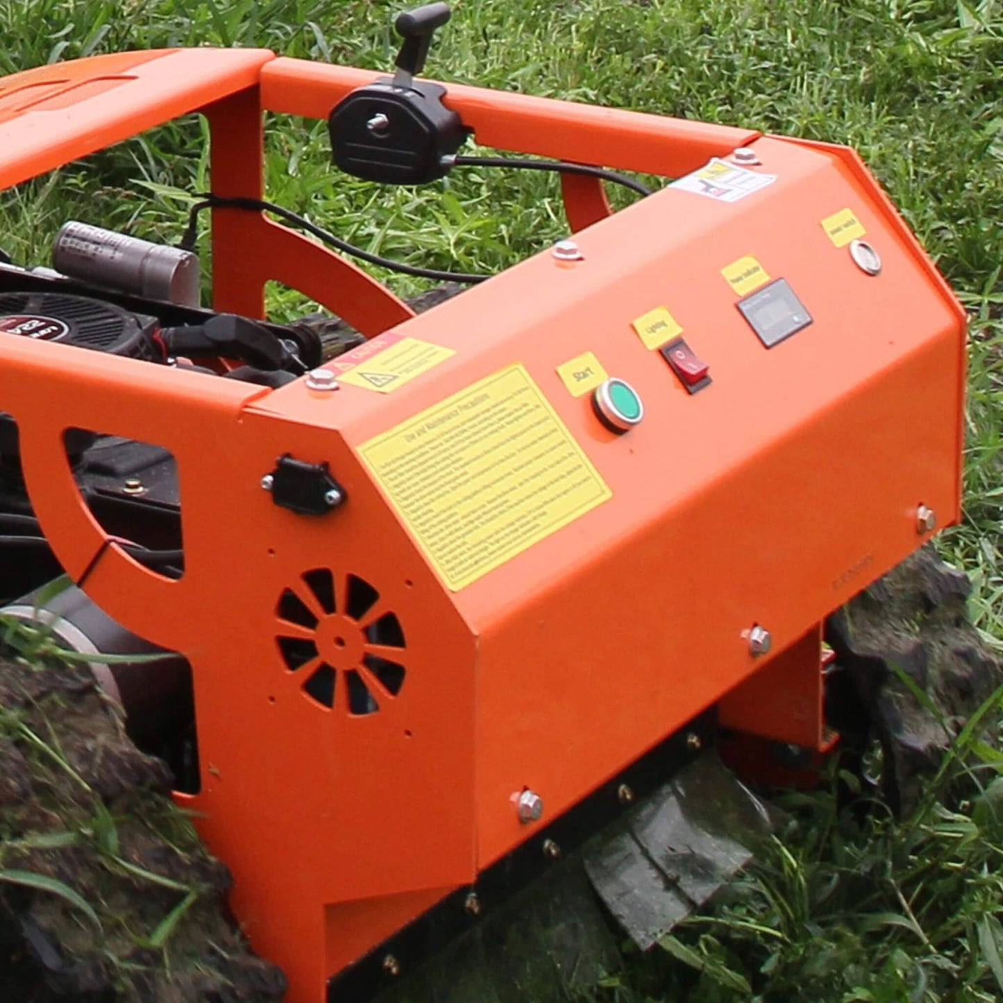 OVK Heavy-Duty 9HP Commercial Remote-Controlled Gasoline-Powered Mower (SAK92146)