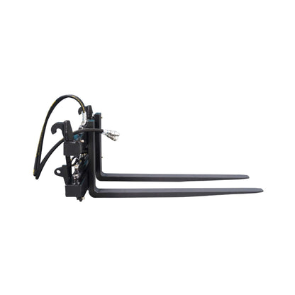 Heavy-Duty Adjustable Hydraulic Pallet Forks Skid Steer Attachment (SAK27439)