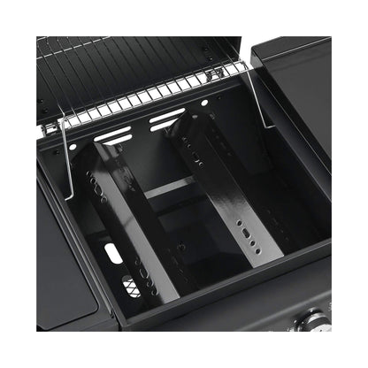 Castelle Flame Heavy-Duty All-In-One Outdoor 5-Burner 56K BTU Liquid Propane Grill (SAK57124)