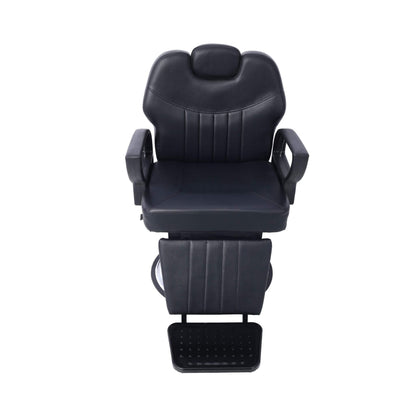 Heavy-Duty Extra-Wide PU Leather Hydraulic Reclining Barber Chair (SAK74613)