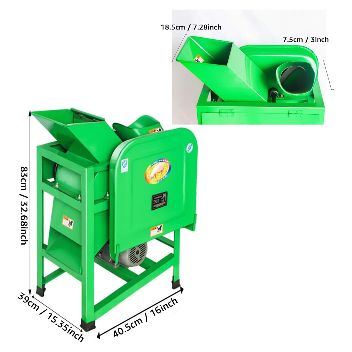 Heavy-Duty Electric Commercial Forage Harvester Hay Chopper (SAK98740)