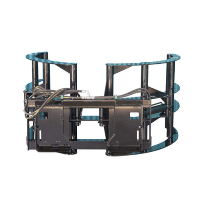 Heavy-Duty Round Hay Bale Grab Skid Steer Attachment (SAK45980)
