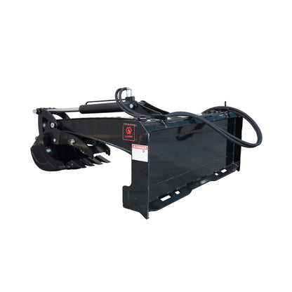 Heavy-Duty Universal Skid Steer Backhoe Digger Bucket Attachment With Universal Quick Attach Plate (SAK26714)