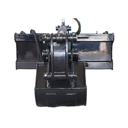 Heavy-Duty Universal Skid Steer Backhoe Digger Bucket Attachment With Universal Quick Attach Plate (SAK26714)