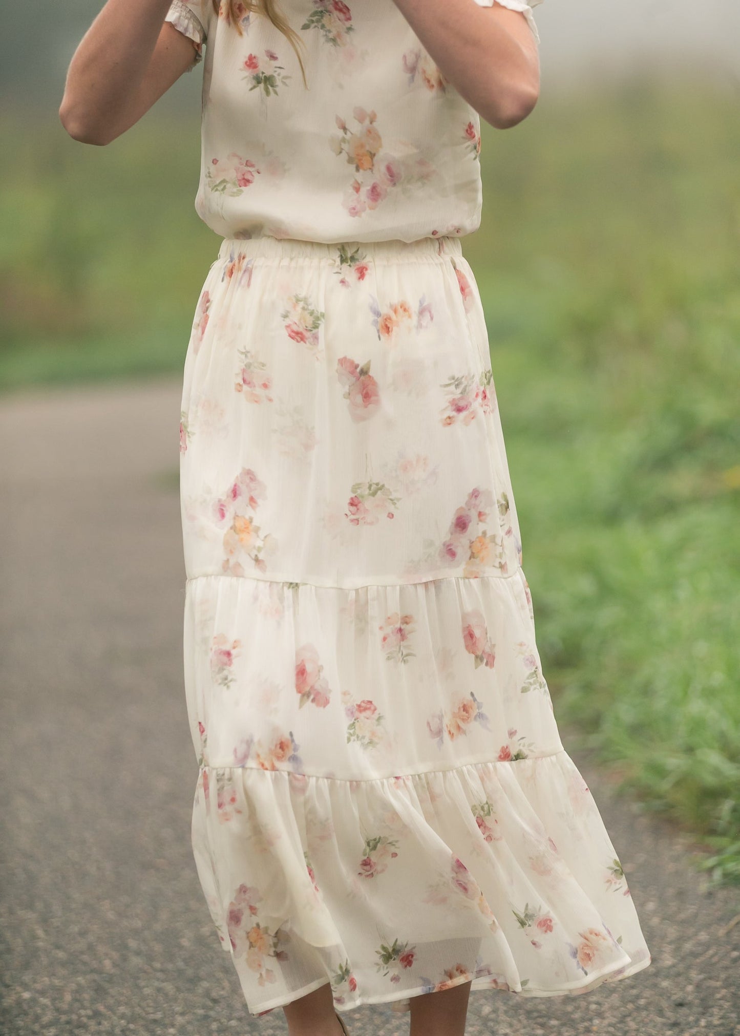 Helena Tiered Maxi Skirt