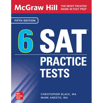 McGraw Hill 6 SAT Practice Tests, Fifth Edition - Paperback