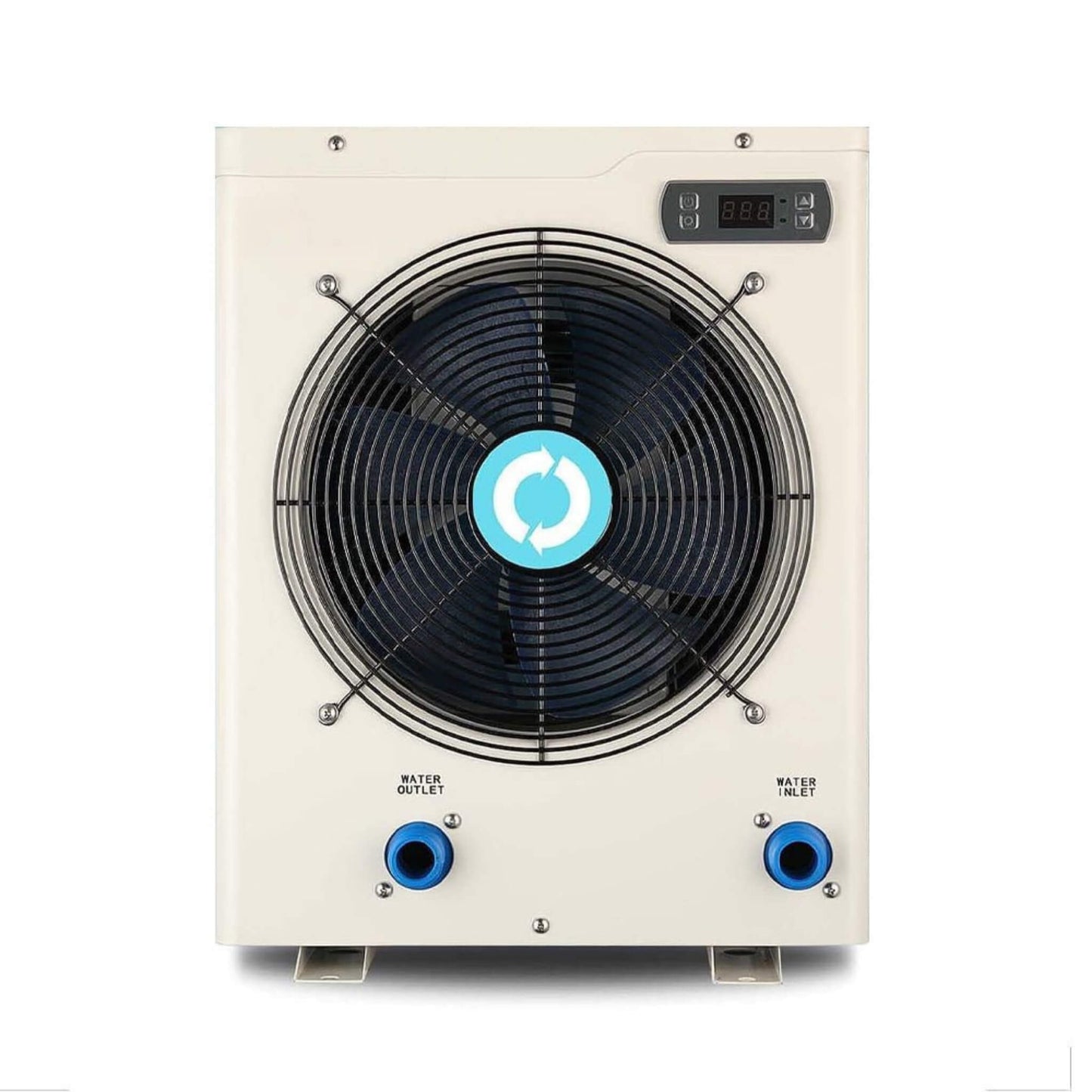 High-Output 4K Gallons Electric Swimming Pool Heater Pump For Above And Inground Pools (SAK51482)