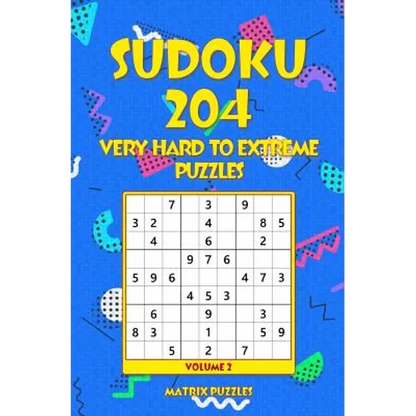 SUDOKU 204 Very Hard to Extreme Puzzles - Paperback