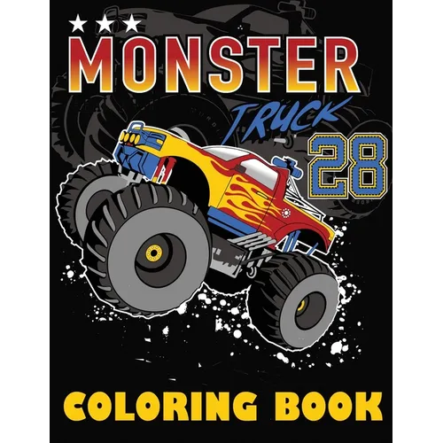 Monster Truck Coloring Book - Paperback