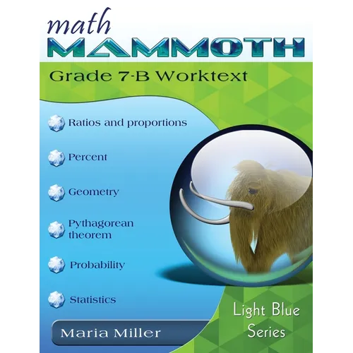 Math Mammoth Grade 7-B Worktext - Paperback