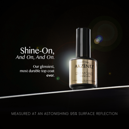 Akzentz Diamond Shine-On (No Cleanse) Gel Top Gloss