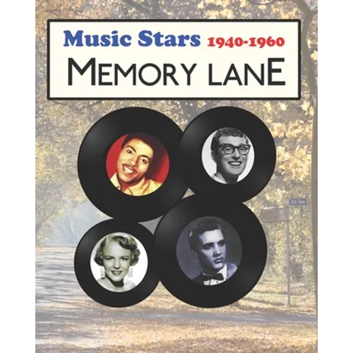 Music Stars (1940-1960) Memory Lane: large print book for dementia patients - Paperback