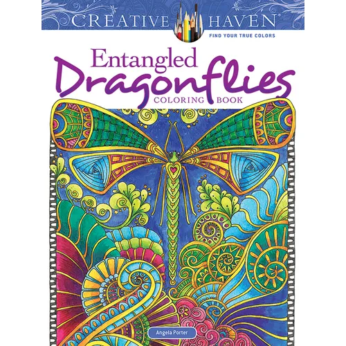 Creative Haven Entangled Dragonflies Coloring Book - Paperback